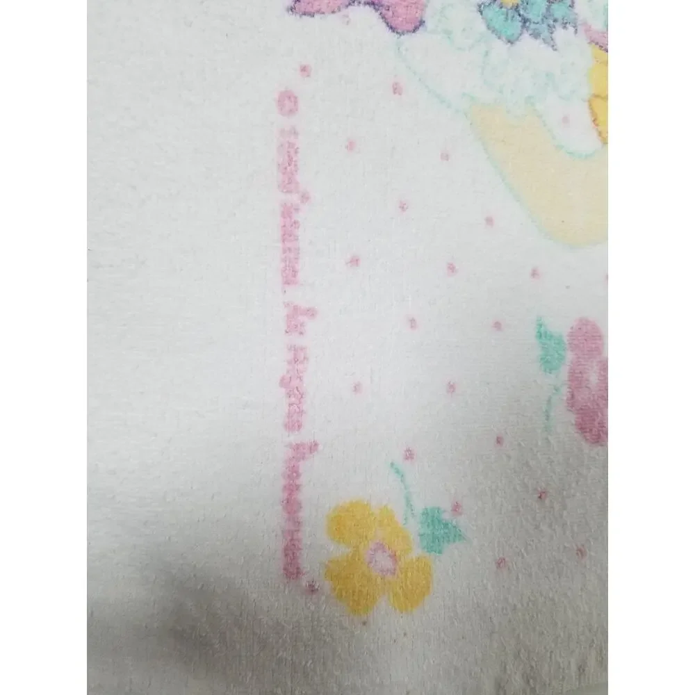 Vintage Franco 100% Cotton Barbie Towel Flower Bouquet Floral